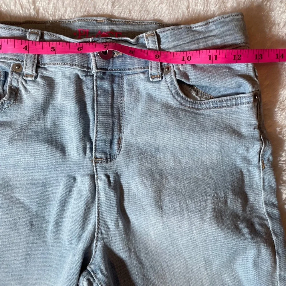 The‎ Childrens Place Girls Light Wash Flare Denim Jeans Size 12 Boho Y2K Retro